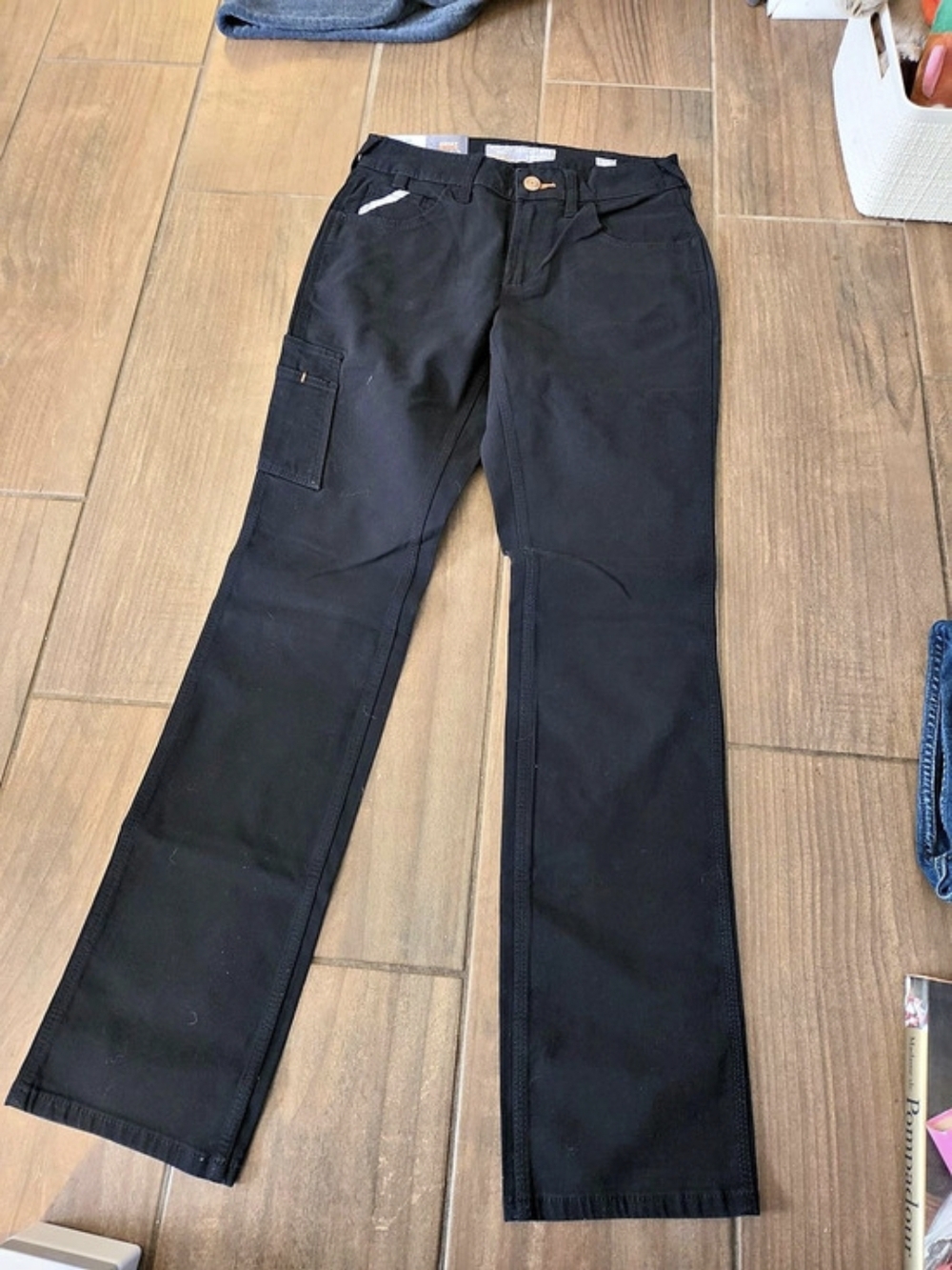 Ariat Perfect Rise Straight Leg Jeans Black Waist 26R NWT